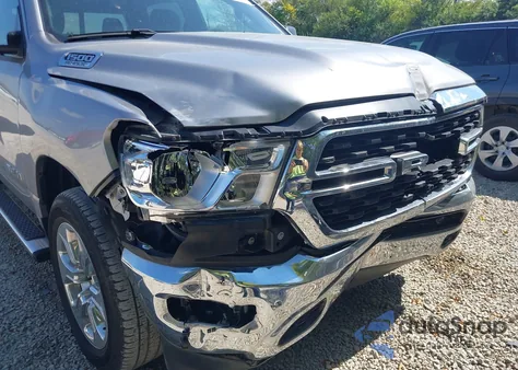 2022 Ram 1500 Big Horn 4X4 5'7 Box из США, поврежденный, VIN 1C6SRFFT4NN259417